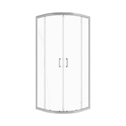 Idrobric - Box Doccia Semicircolare 78-80x78-80x190h 6mm Cromato - Imperia
