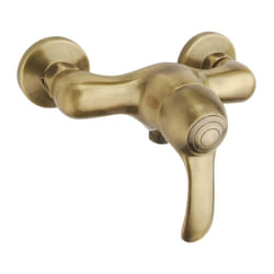 Idrobric - Miscelatore esterno doccia finitura ottone antico - serie Oxford