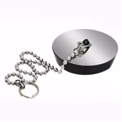 Tappo con catena e placca inox diametro 31mm