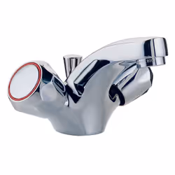IDRO-BRIC J79936, Cromo, Acciaio inox, Valvole rotanti, Doppia