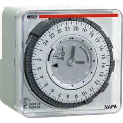 Vemer - Interruttore Orario Elettromeccanico Giornaliero VP884100 Napa-D