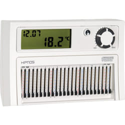 Vemer - Cronotermostato a Cursori a Batteria VE013900 Hipnos Bianco