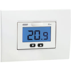 Vemer - Termostato Digitale da Incasso (503) a Batteria VE267100 Keo-B lcd
