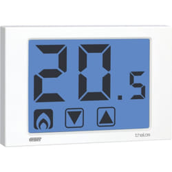 Vemer - Termostato Digitale Touch Screen da Parete Alimentazione a Batteria VE432100 Thalos