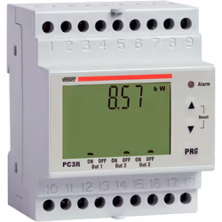 Relè di controllo da barra DIN (4 moduli), con alimentazione a 230V AC e tre relè. Utilizzo dispositivo PC3R è un dispositivo ...