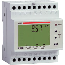 Vemer - Centralina Controllo Carichi su Guida din 3 Carichi VE467700 PC3R - Bianco