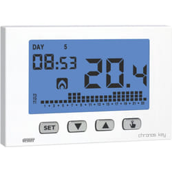 Vemer - Cronotermostato Digitale da Parete Alimentazione 230V VE727400 Chronos Key