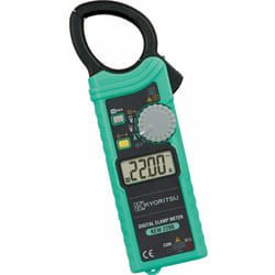 Vemer - kyoritsu kew 2200 - Pinza Amperometrica Digitale Compatta per la Misura di Correnti Alternate, Tensioni Continue e Alternate, Resistenza,