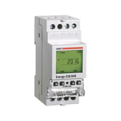 VE429710 ENERGY-230 D40 - Contatore Energia Elettrica Attiva Monofase Prelevata e Immessa, Misuratore di Consumo Elettrico Digitale con Display lcd,