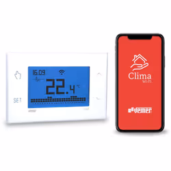 Cronotermostato WiFi touch screen da parete con programmazione settimanale e alimentazione da rete elettrica a 230V AC. Cos’è ...