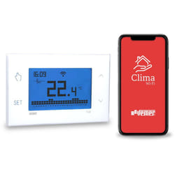 Vemer - Cronotermostato WiFi gestito con app Alimentazione 230V VE785700 Tuo WiFi Lite