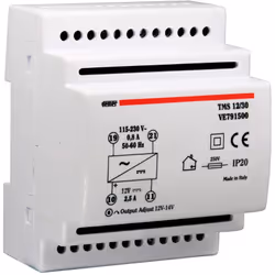 Alimentatore switching stabilizzato con installazione da barra DIN, dalle dimensioni compatte con funzionamento a 115Vac o 23 ...