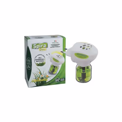 Elettroemenatore antizanzare 45 notti Spira Green Vaporizzatore elettrico + ricarica liquida con oli essenziali al profumo di ...