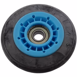 RUOTA TENDICINGHIA ORIGINALE ASCIUGATRICE HAIER GRUPPO CANDYdiametro 77mm