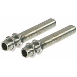 Tubetti filettati e fresati in ferro zincato 60 mm