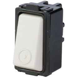 Poly Pool - pulsante unipolare 10A avorio