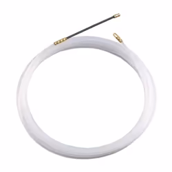 Sonda in nylon passacavi diam. 3 mm, lunghezza 10 m. Completa di codolo flessibile, guidacurva e terminale ad occhiello. Colo ...