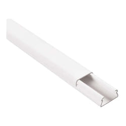 2 m canale ad 1 via, dimensioni 20x10 mm Bianco