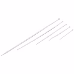 25 fascette dimensione 3,6 x 200 mm, diametro di serraggio da 3 mm a 50 mm, per cablaggi all'interno di apparecchiature elett ...