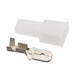 Poly Pool PP0316, Capocorda a compressione, Ottone, Maschio, Metallico, 2,5 mm², 6,3 mm