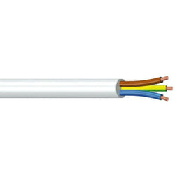 Cavo tripolare 25MT sezione 3X1 bianco