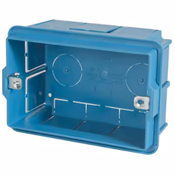scatole derivazione incasso muro per fissaggio placche 3 moduli realizzate in materiale termoplastico autoestinguente antiurt ...