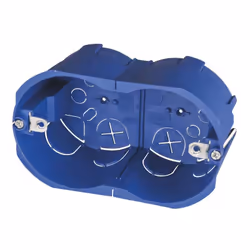 Scatola di derivazione da incasso per pareti leggere in cartongesso, massimo 3 moduli, in materiale termoplastico antiurto. C ...