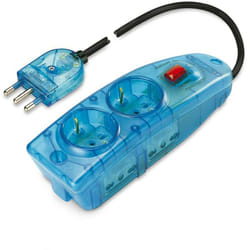 Poly Pool - presa multipla salvafulmine 4 uscite bivalenti 1,5MT