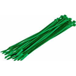 Fascette 4,8 x 200 mm - Verdi - 100 pezzi