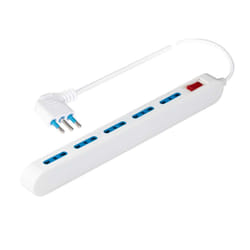 Poly Pool Presa multipla 'Spaziozero plus' 250V - 5 prese 10/16A 2P+T - 1,5 metri