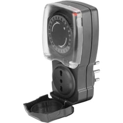 Poly Pool - PP1412 Programmatore Timer Giornaliero Per Esterno, Spina 16 a e Presa Bivalente