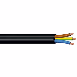 10 m cavo tripolare H05VV-F 3 x 1 mm² in matassa. Tensione nominale: 300 / 500 V. Portata massima: 13,5 A. Colore: nero.. Acq ...