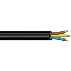 Cavo tripolare 10MT sezione 3X1 nero