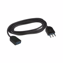 Prolunga lineare da 3m, cavo H05VV-F 3x1 mm², spina 16A 2P + T e presa bivalente 10/16A 2P + T. Acquistalo subito da CFadda e ...