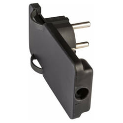 Poly Pool Spina Spaziozero 16A 2P+T Nera, colore Nero