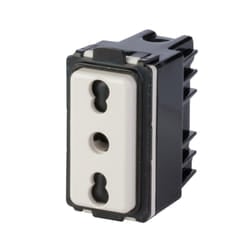 Poly Pool PP0092X presa energia Tipo L Nero, Bianco