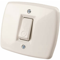 Poly Pool - Pulsante da incasso PP0132X 10A sc. Rotondo, avorio