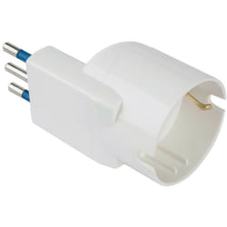 Adattatore salvaspazio spina 10A + presa 10-16A