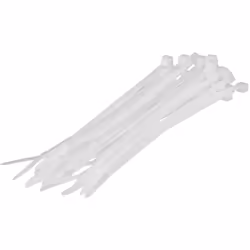 100 fascette dimensione 4,8 x 350 mm, diametro di serraggio da 3 mm a 90 mm, per cablaggi all'interno di apparecchiature elet ...