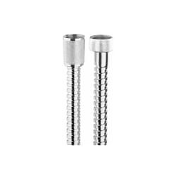 Bossini - flessibile doccia in ottone standard 1/2' x 1/2' ff conico cm. 150 cromo A00035