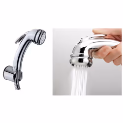 Bossini PATTY kit doccetta bidet con supporto fisso e flessibile 125 cm, finitura cromo, 1 getto