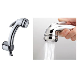 Bossini PATTY kit doccetta bidet con supporto fisso e flessibile 125 cm, finitura cromo, 1 getto C03075B00030004