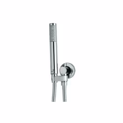 Bossini Zen Duplex doccia con Kit di supporto orientabile con presa acqua - Doccia Zen - Flessibile doppia aggraffatura cm. 1 ...