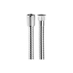 Bossini - flessibile doccia doppia aggraffatura 1/2' x 1/2' ff conico 80 cm. cromo A00045