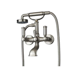 Liberty gruppo vasca esterno a parete con doccetta - Z001103 Cromo lucido - Bossini