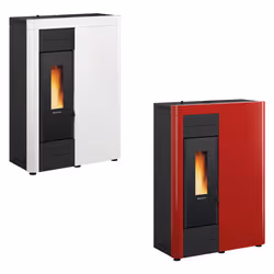 Termostufa A Pellet 'Virna' Colore Bianco