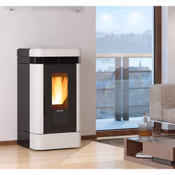 La Nordica Lucia Plus Libera installazione Pellet Nero, Bianco - Vista aggiuntiva 2