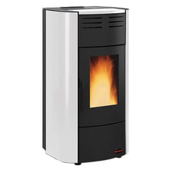Termostufa A Pellet 'Raffaella Idro H15' Colore Bianco
