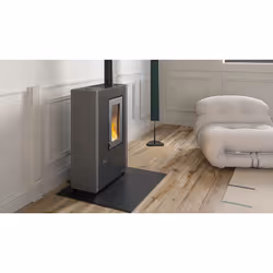 La Nordica Luisella 5.0 Maxi Libera installazione Pellet Grafite, Grigio - Vista aggiuntiva 2