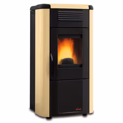 La Nordica Viviana, Libera installazione, Nero, Crema, 18 kg, Italia, CE, Pellet